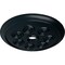 Ekena Millwork Spiral Ceiling Medallion (Fits Canopies up to 4"), Hand-Painted Night Shade, 25 1/4"OD x 4"ID x 2"P CM25SPNSF - alternate 3